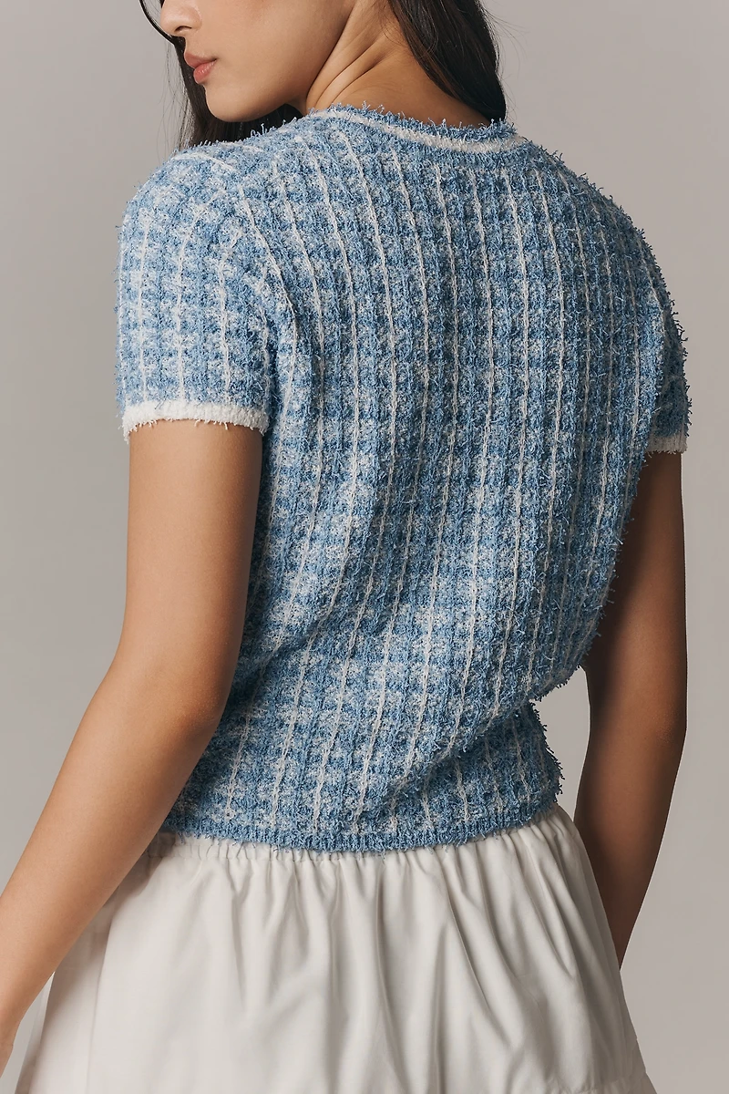 Endless Rose Tweed Sweater Tee