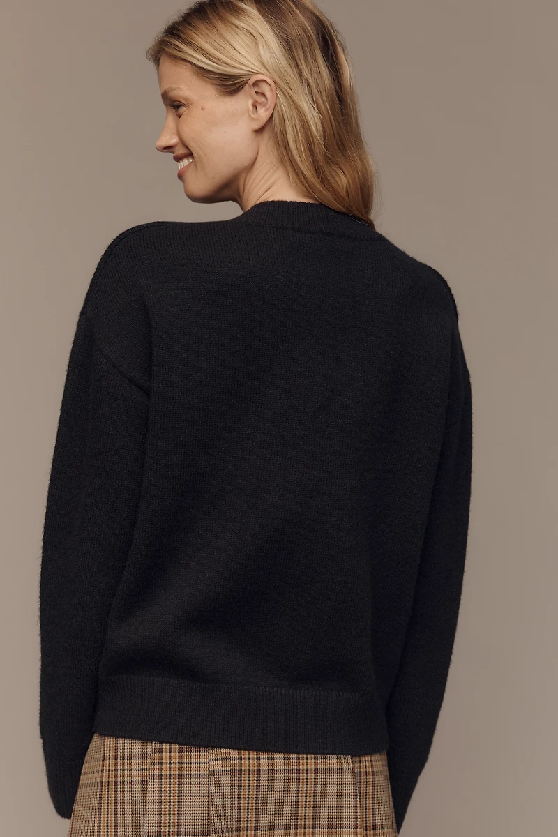 English Factory Cocktail Motif Sweater