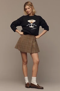 English Factory Cocktail Motif Sweater