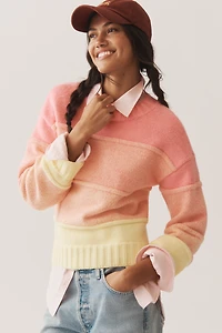 English Factory Ombre Textured Sweater