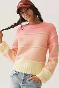 English Factory Ombre Textured Sweater