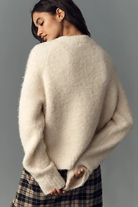 English Factory Bow-Embellished Sweater