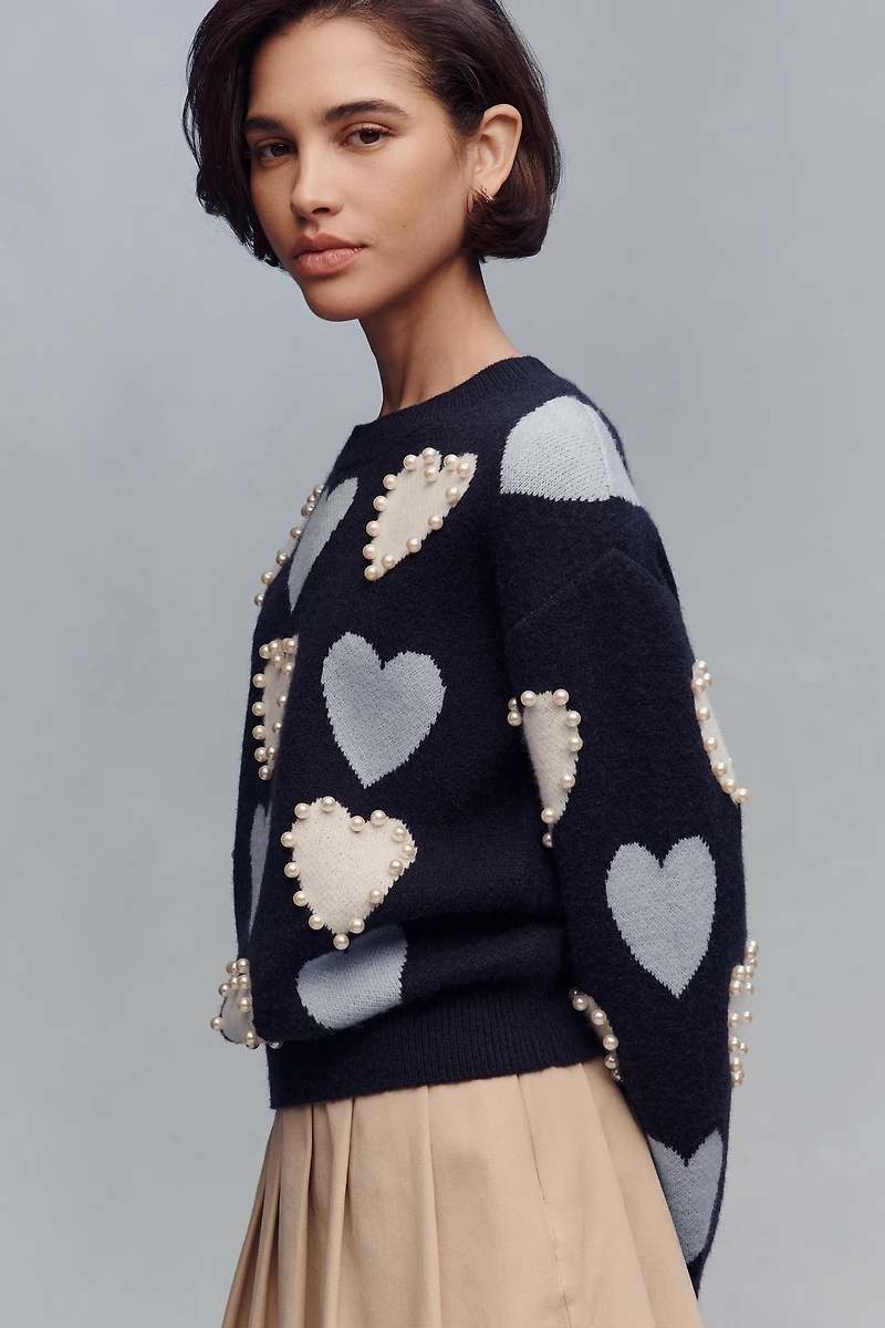 English Factory Icon Crew-Neck Sweater