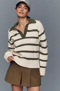 English Factory Collared Sweater