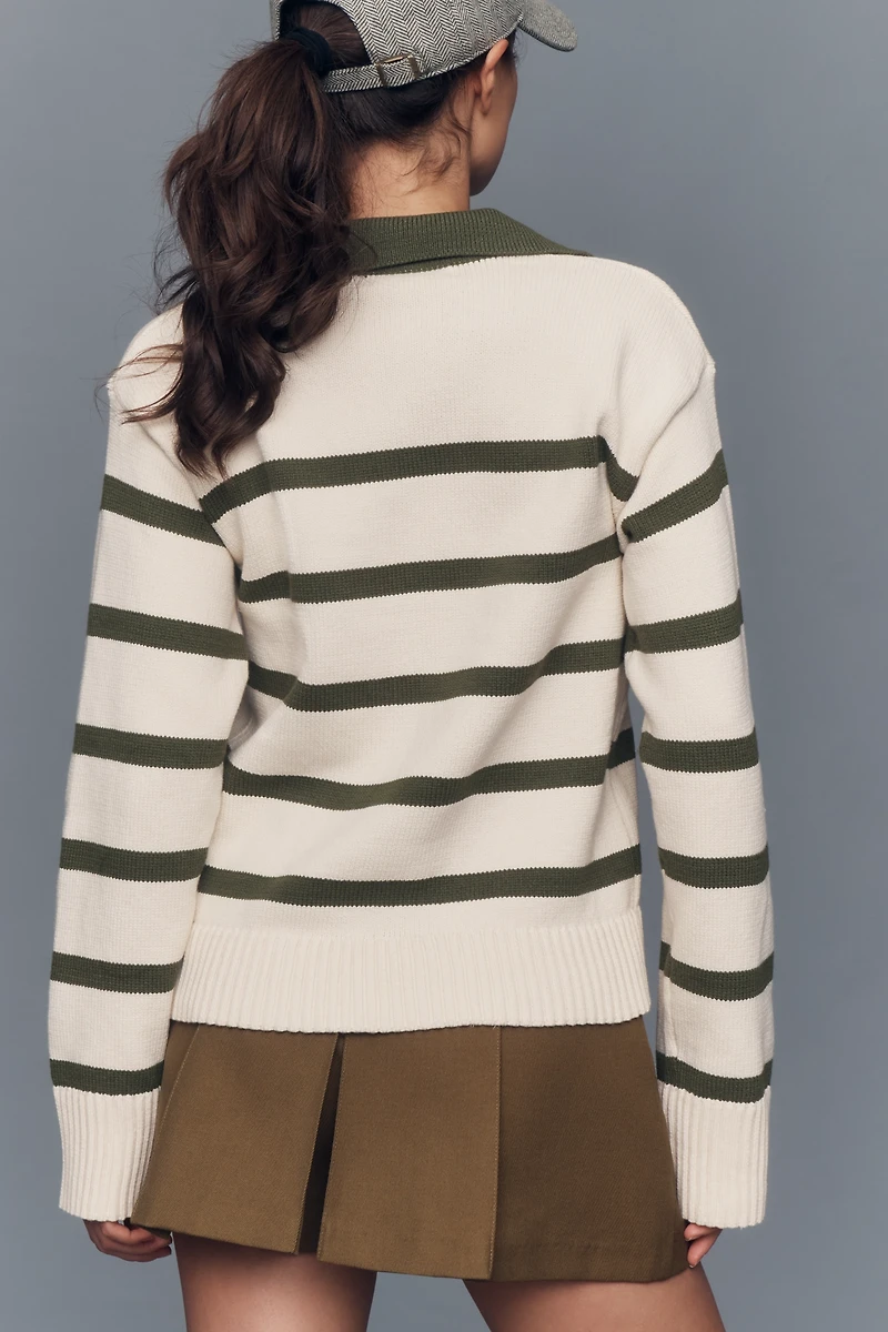 English Factory Collared Sweater