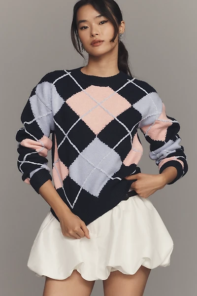 English Factory Petite Fairisle Pullover Sweater