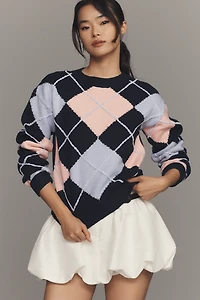 English Factory Petite Fairisle Pullover Sweater