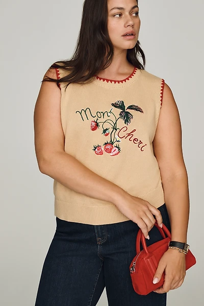 English Factory Berry Sweater Tank