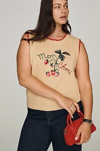 English Factory Berry Sweater Tank