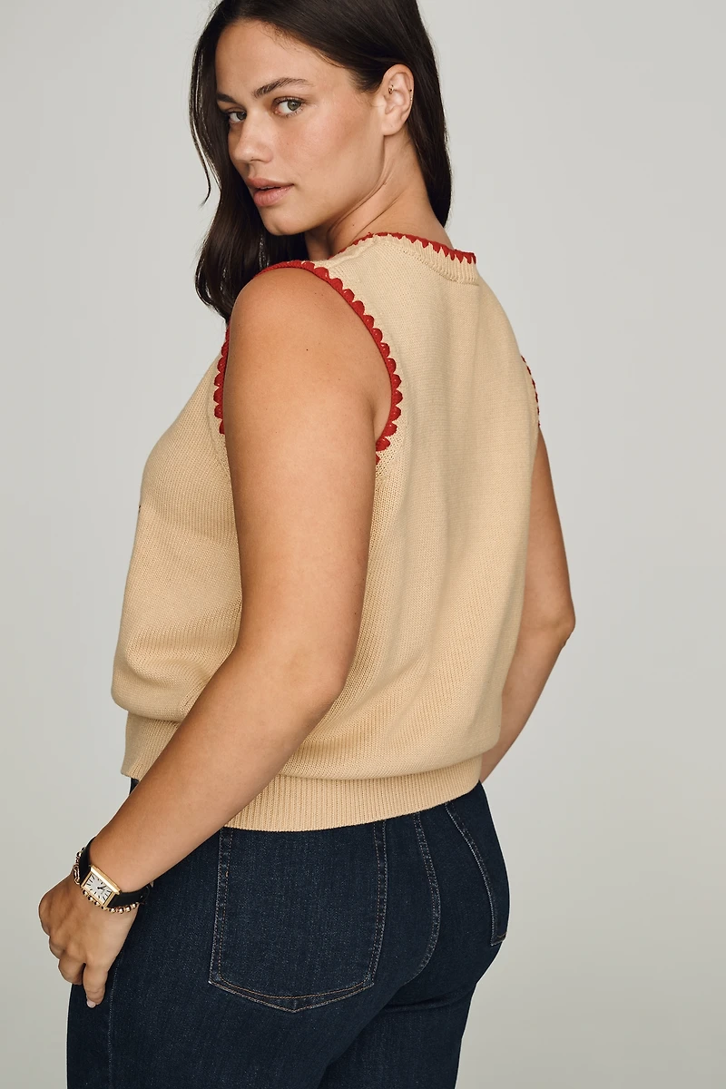 English Factory Berry Sweater Tank