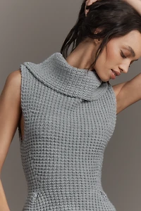 Pilcro Waffle-Knit Muscle Sweater Tank