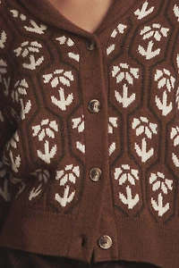 ASTR The Label Marcenia Wool Blend Cardigan Sweater