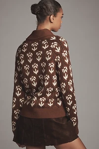 ASTR The Label Marcenia Wool Blend Cardigan Sweater