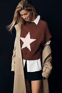 The Pippa Mock-Neck Sweater by Maeve: Extended Shoulder Edition
