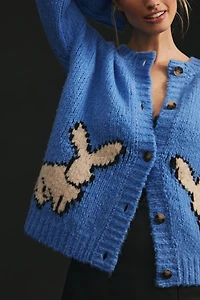 Maeve Bunny Slope Cardigan Sweater