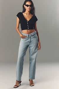 Pilcro V-Neck Crop Muscle Knit Vest