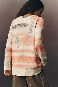 Pilcro Crew-Neck Oversized Sweater