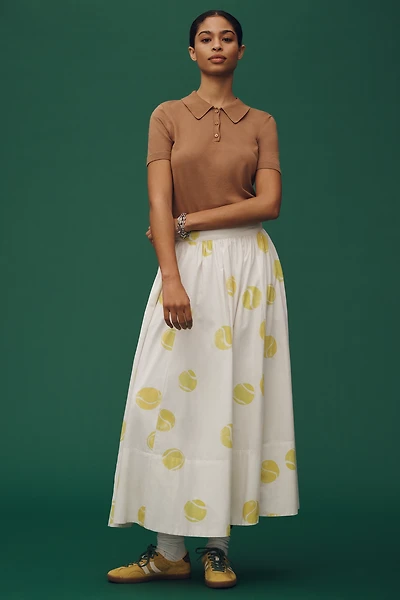 Endless Rose Short-Sleeve Collared Sweater