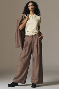 Endless Rose Short-Sleeve Collared Sweater