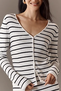 Endless Rose Lightweight V-Neck Cardigan Sweater