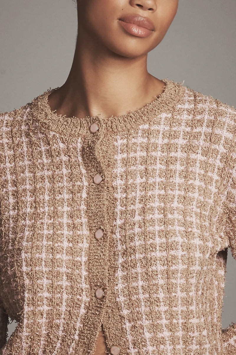 Endless Rose Tweed Cardigan Sweater