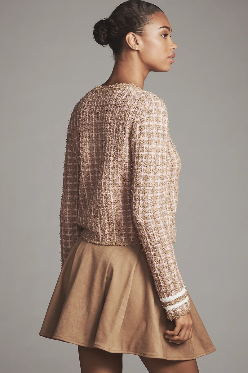 Endless Rose Tweed Cardigan Sweater