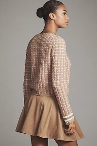 Endless Rose Tweed Cardigan Sweater