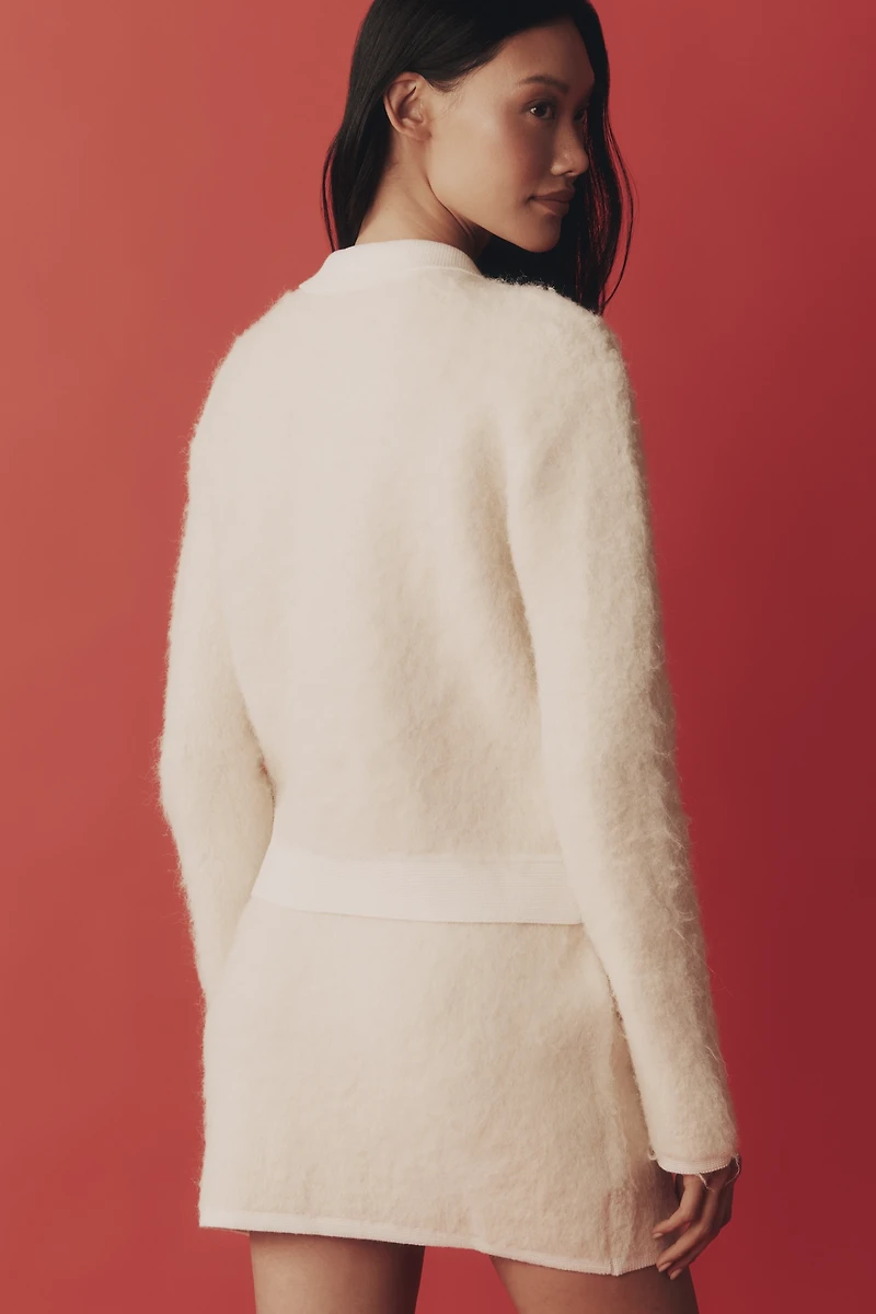 Endless Rose Textured Collared Cardigan Sweater