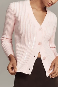 Endless Rose V-Neck Sequin Cardigan Sweater