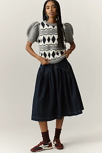 Endless Rose Puff-Sleeve Sweater