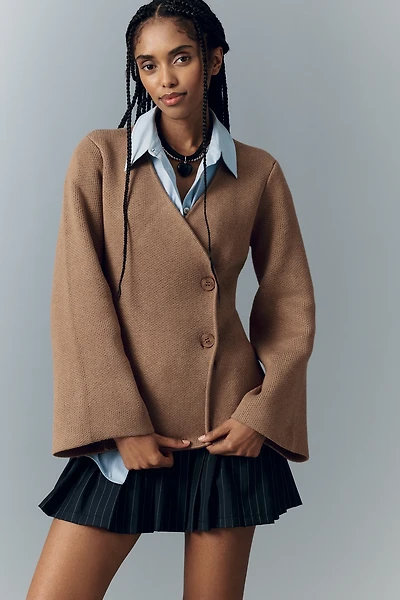 Endless Rose Cinched-Waist Button-Front Cardigan