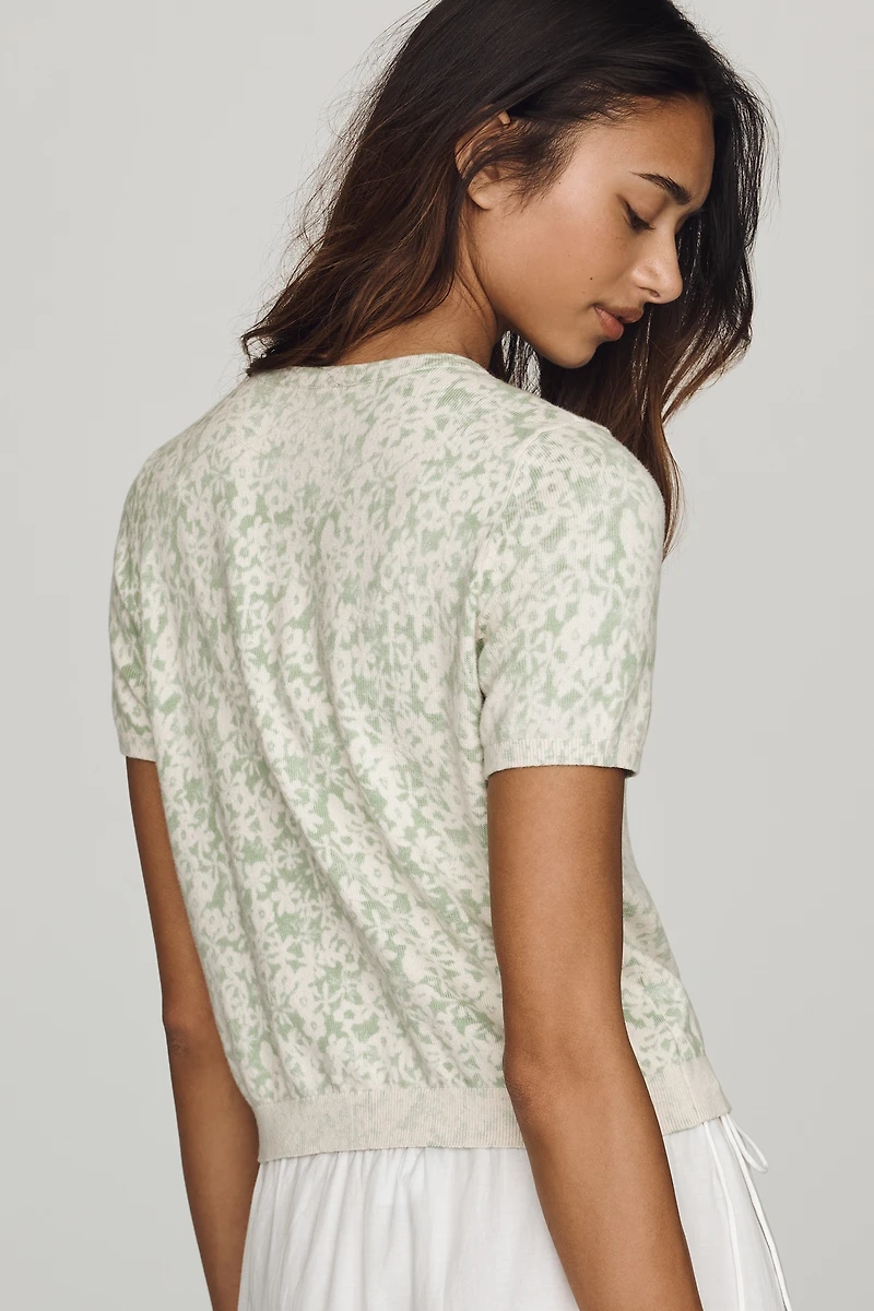 By Anthropologie Short-Sleeve Cardigan