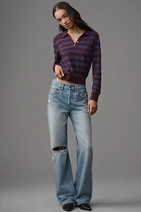 Pistola Greta Long-Sleeve Polo Sweater