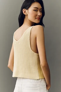 Rita Row Lilith Cotton Sweater Tank Top