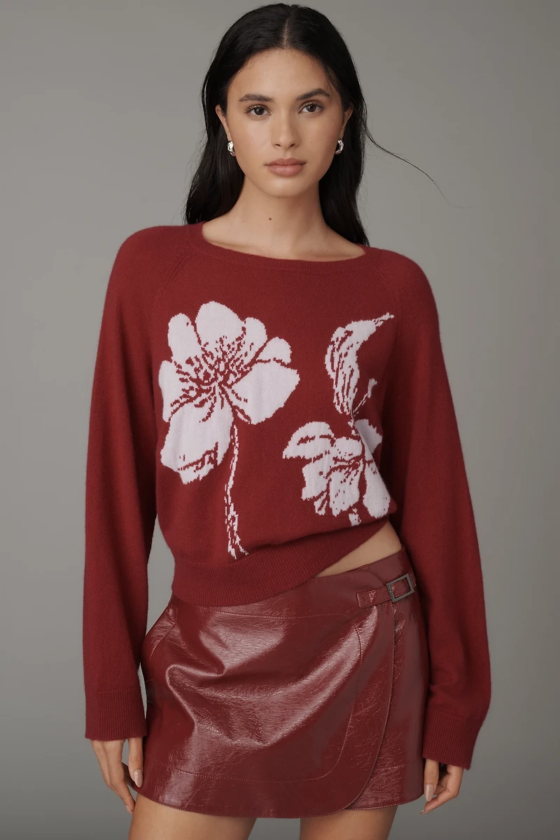 Happy Sheep Raglan Wool Cashmere Sweater