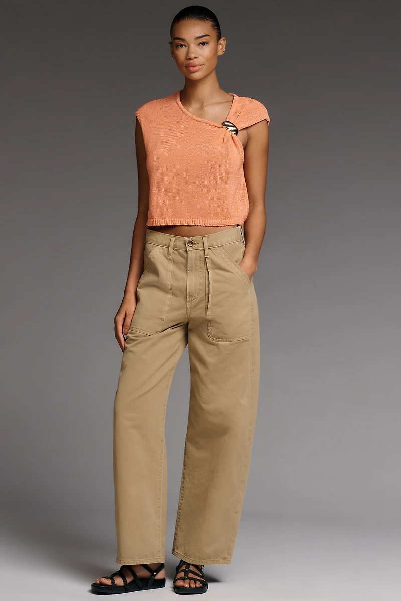 By Anthropologie Asymmetric Hardware Sweater Tank