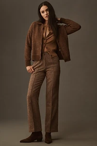 Central Park West Chenille Cardigan Sweater