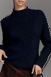 En Saison Romilla Whipstitch Sweater