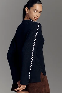 En Saison Romilla Whipstitch Sweater