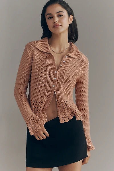 En Saison Brielle Collared Cardigan