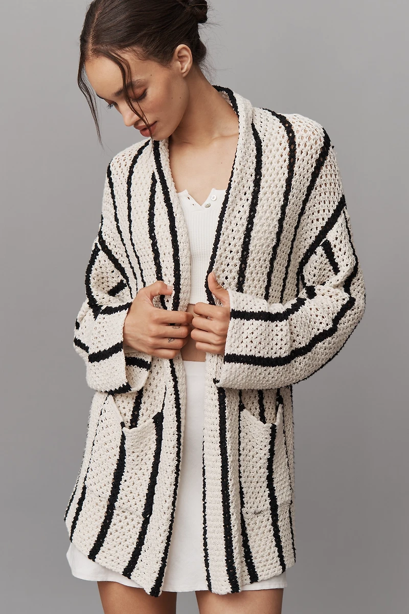 Sanctuary Open-Knit Cardigan Sweater