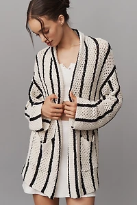 Sanctuary Open-Knit Cardigan Sweater