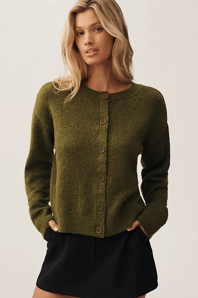 Sanctuary Must-Have Crew-Neck Cardigan Sweater