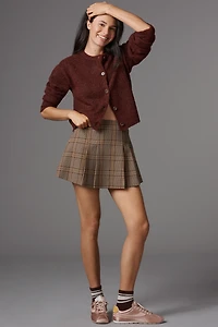 Sanctuary Crew-Neck Bouclé Cardigan Sweater