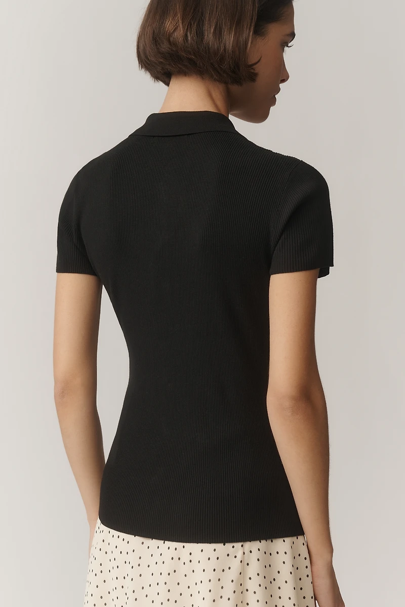 Sanctuary Lover Girl Short-Sleeve Buttondown Sweater