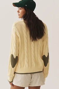 Kerri Rosenthal Cable-Knit Cotton Sweater