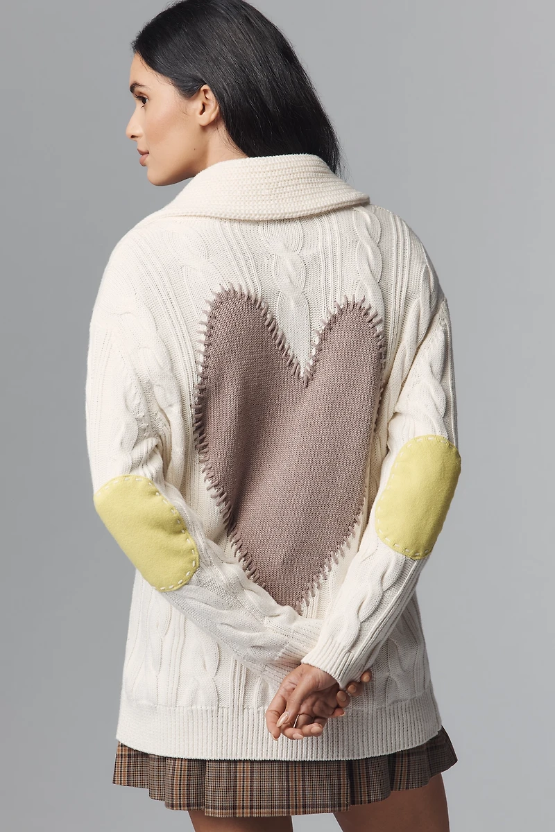 Kerri Rosenthal Cotton Cashmere Cardigan Sweater