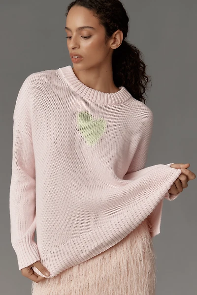 Kerri Rosenthal Lovey Heart Sweater