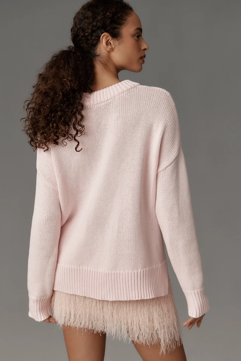 Kerri Rosenthal Lovey Heart Sweater
