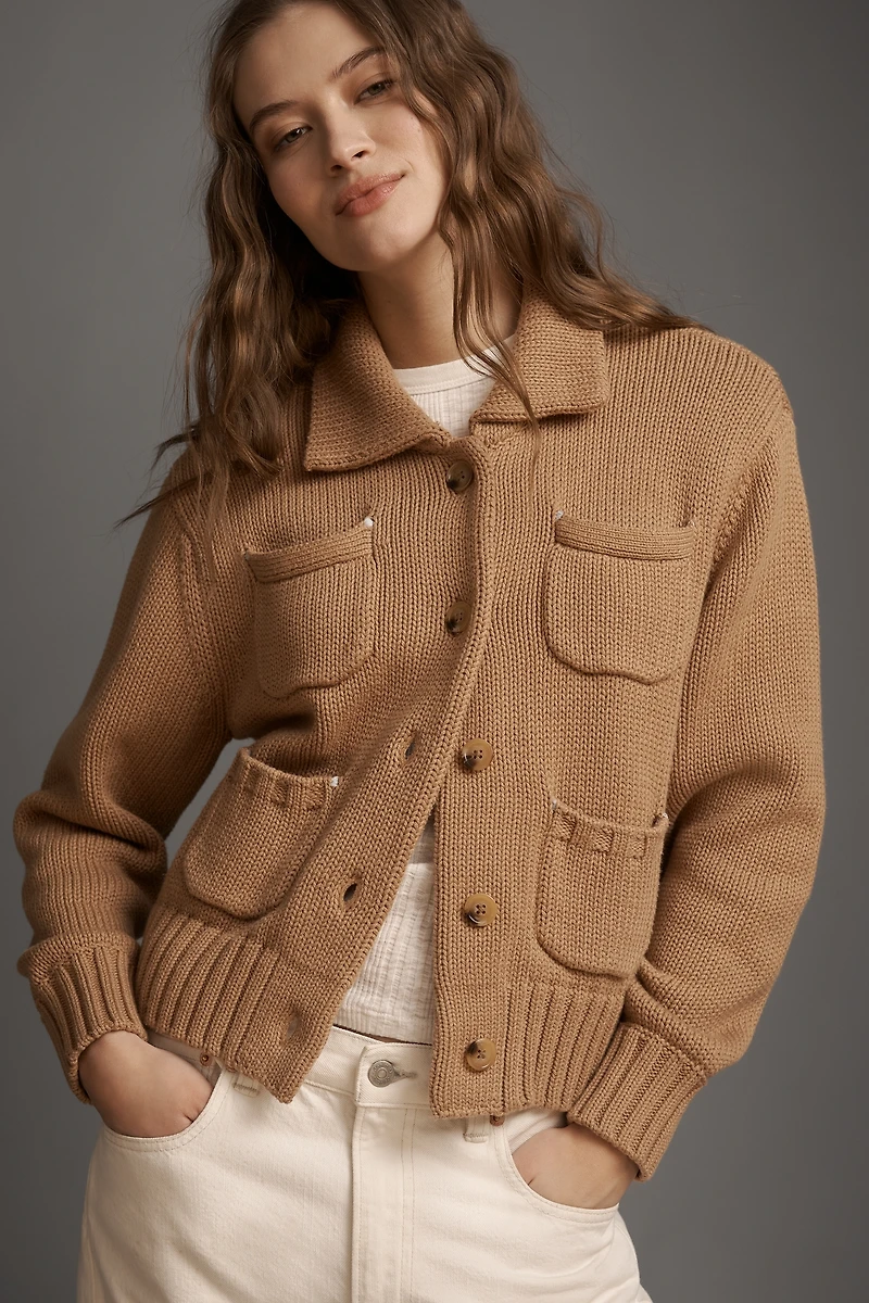 Kerri Rosenthal 100% Cotton Love Knit Bomber Jacket